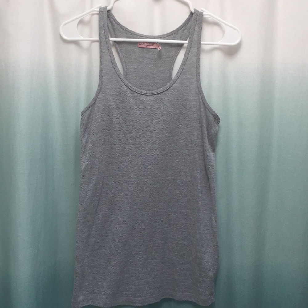 Gray Burnout Juicy Couture Racerback Tank